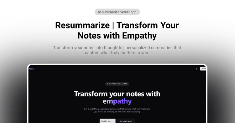 Resummarize